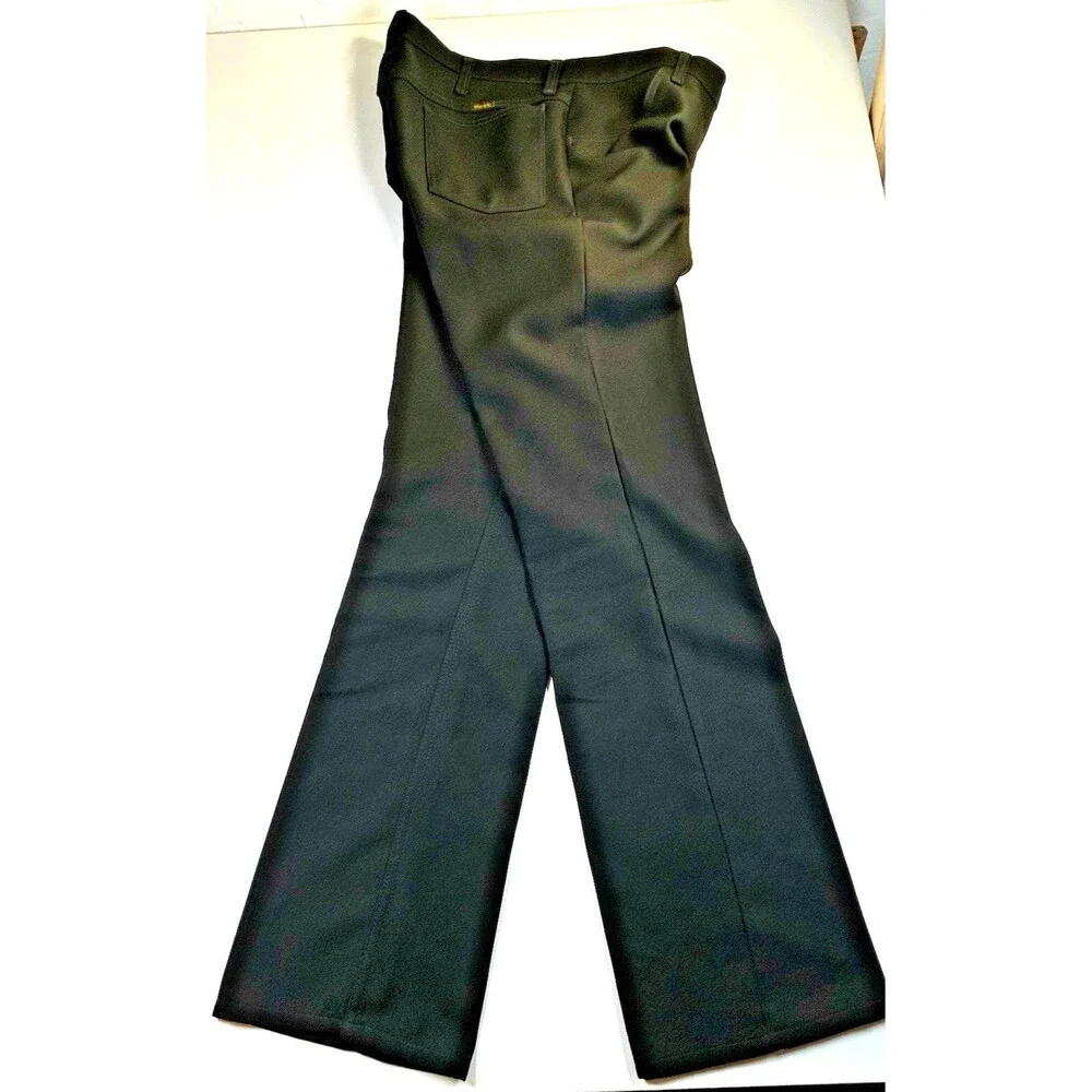 Wrangler Men's Black Dress Pants (light flare)